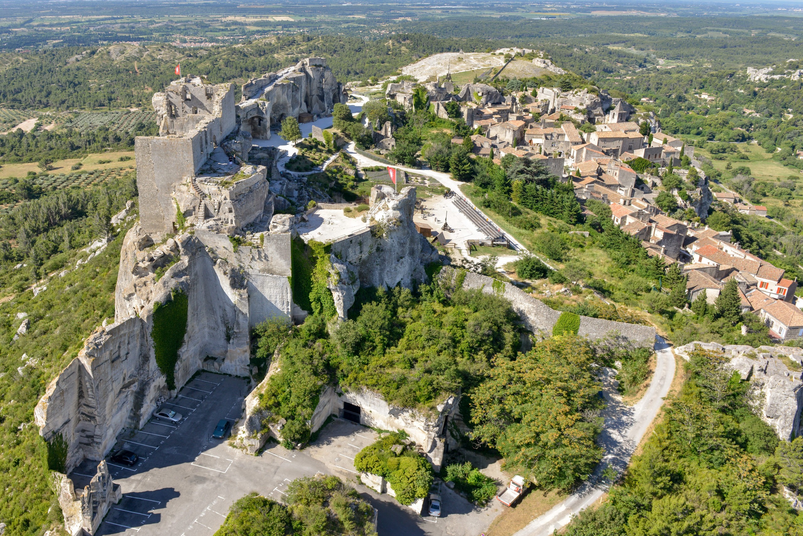 Château Des Baux De Provence Grand Site Médiéval Des Alpilles