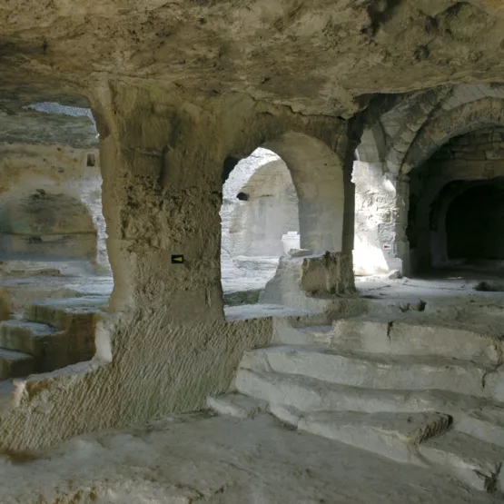 Abbaye troglodytique de Saint-Roman