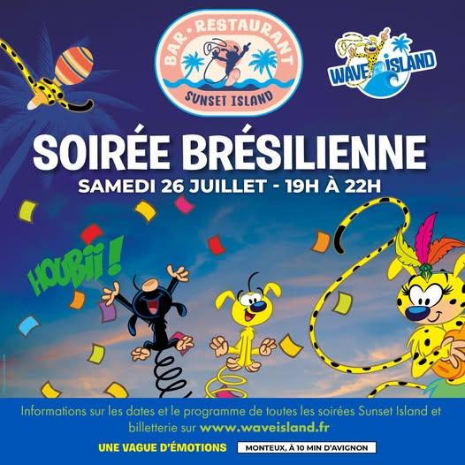 Soirée brésilienne Wave Island Monteux