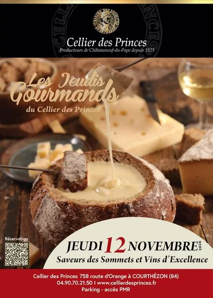 Les Jeudis Gourmands du Cellier des Princes : Saveurs des Sommets