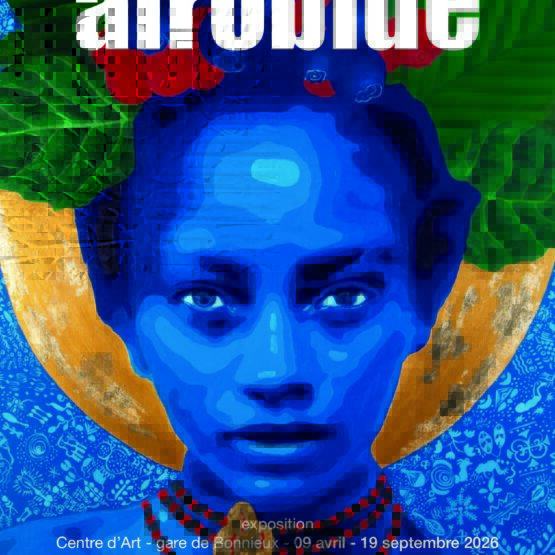 Exposition Afroblue à la Gare de Bonnieux