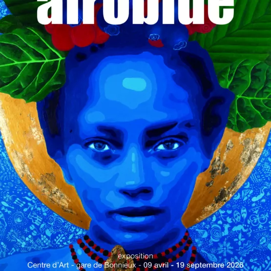 Exposition Afroblue à la Gare de Bonnieux
