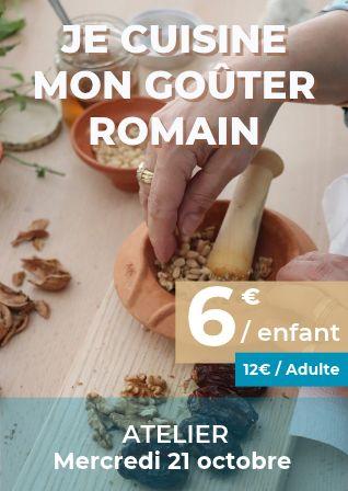 Atelier - Je fabrique mon goûter romain