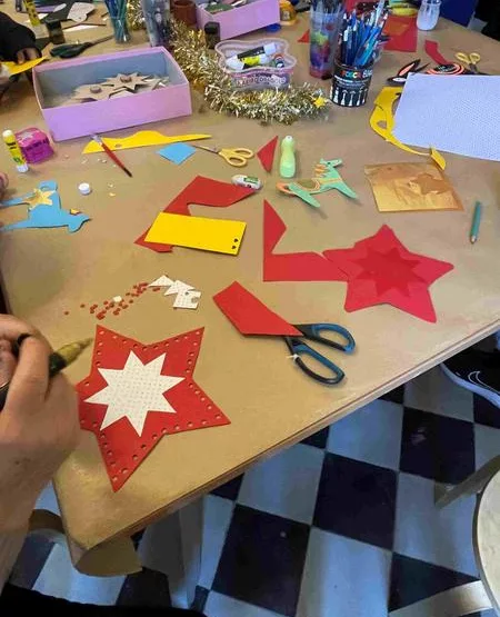 Décorations de Noël en papier