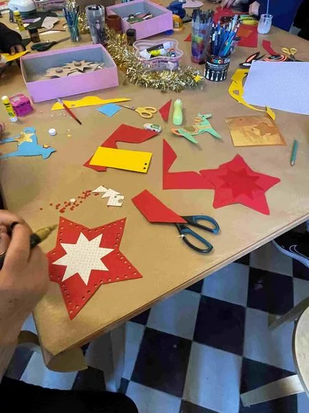 Décorations de Noël en papier